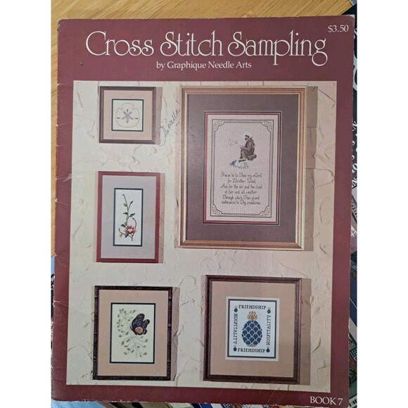 Americana Country Theme Lot of 17 Vintage Cross Stitch Pattern Booklets - Picture 12 of 16
